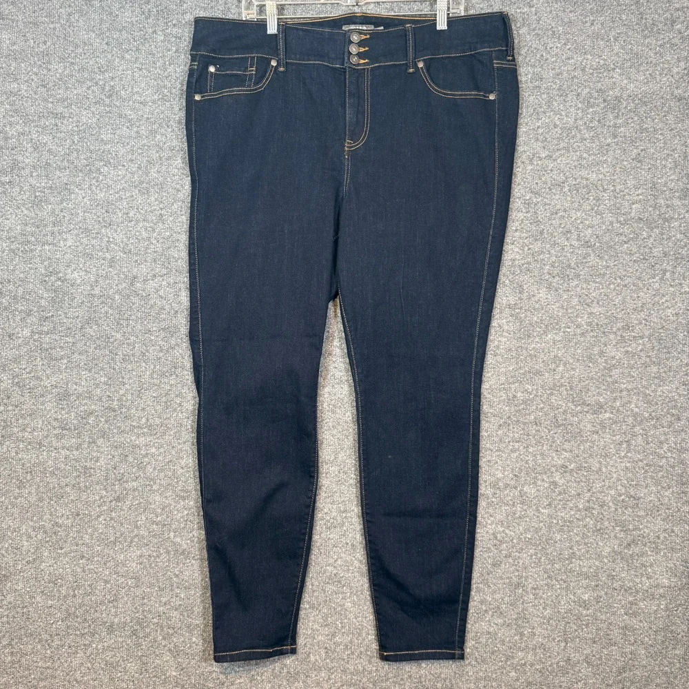 Torrid Jeans Womens 20R Blue Jegging Pants Plus Size Stretch Soft Casual